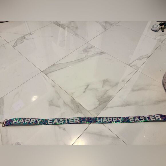 Colorful 'Happy Easter' bag strap #12 - Picture 3 of 9